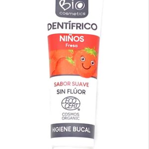 Dentífrico Infantil Fresa Sin Flúor Naturbio