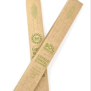 Cepillo Dentar de Bambú Infantil, Sol Natural