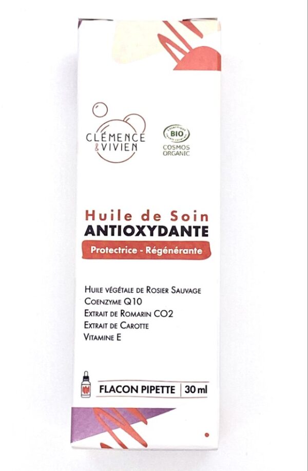 Aceite Facial Antioxidante con Coenzima Q10 Clémence & Vivien