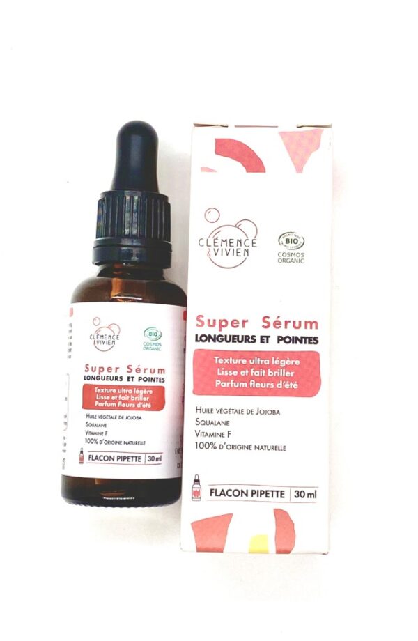 Sérum Bio Largos y Puntas - Jojoba y Vitamina F | 30ML, Clémence & Vivien