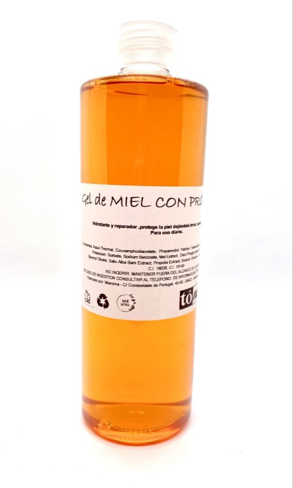 Gel de Ducha de Miel con Própolis a granel (500grs)