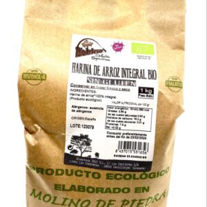 Harina de Arroz Integral Bio sin Gluten 1 KG