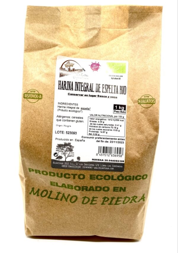 Harina de Espelta Integral Bio 1 kg