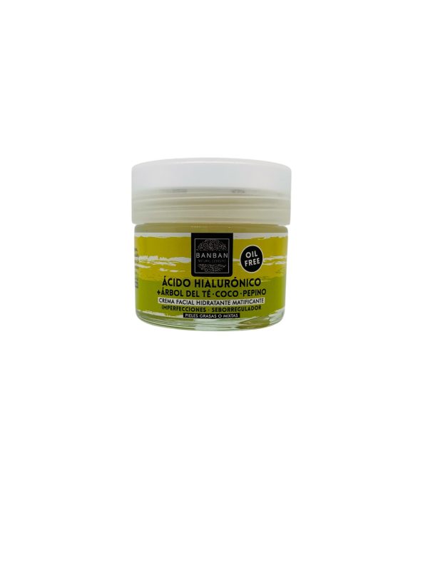Crema Facial Hidratante Ácido Hialurónico Oil Free, Banban