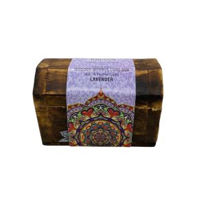 Cofre con Conos de Incienso de Lavanda, Karma Scents