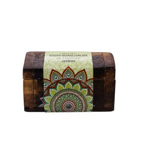 Cofre con Conos de Incienso de Jazmín, Karma Scents