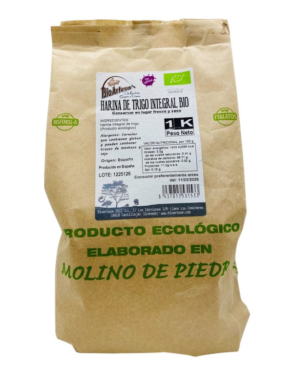 Harina de Trigo Integral Bio